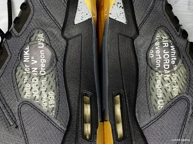 CT8480-001 Black Jordan Air x 5 Off-White 1206